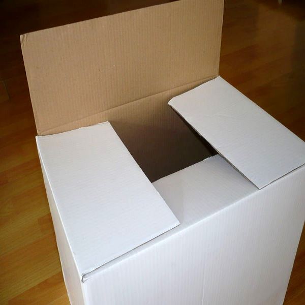 白色紙箱